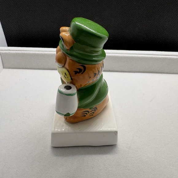 Rare Vintage Enesco Ceramic Garfield Irish / St. Patrick's Day Figure - Picture 5 of 9